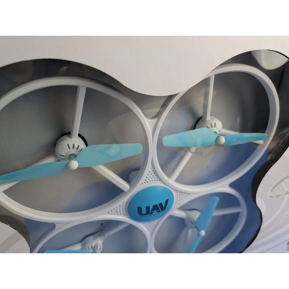 Thunder Glow Pro Drone Remote Control Quad-Copter Lights RC Flying Kids Blue